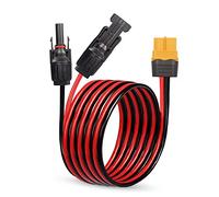 YAODHAOD Solar Panel Cable Conector,XT60 DC7909 DC8020 50A Conector para Placa Solar Compatible con ecoflow centrales eléctricas portátiles generadores solares (3mm², XT60 150 CM)