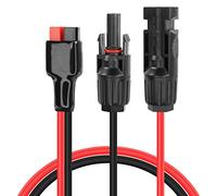 YAODHAOD Solar Panel Cable Conector,XT60 DC7909 DC8020 50A Conector para placa solar Compatible con ecoflow centrales eléctricas portátiles generadores solares (3mm², 30A conector 60CM)