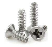 yaoqijie Tornillo autorroscante de cabeza avellanada con ranura en cruz Phillips, acero inoxidable 304, M1, .2, .4, .7, M2, ., .5, M3 lasting(5mm,M1.0 (800pcs))