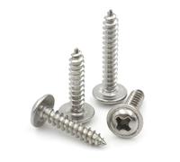 yaoqijie Tornillos autorroscantes de cabeza Phillips con arandela, acero inoxidable 304, 10 a 100 piezas, M1.4, .7, M2, .3, .6, M3, .5 y M4 lasting(10mm,M1.7x100pcs)