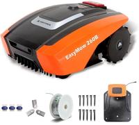 Yard Force EasyMow 260B, robot cortacésped para áreas de hasta 260 m², cortacésped robótico autónomo, fácil de usar, control a través de Bluetooth y aplicación, apto para pendientes de hasta el 30% y