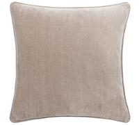 Yard Heavy Chenille Funda De Cojín - Lujosa Funda Decorativa de Terciopelo Suave con Ribete (Gris - 50x50cm)