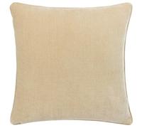 Yard Heavy Chenille Funda De Cojín - Lujosa Funda Decorativa de Terciopelo Suave con Ribete (Natural - 50x50cm)