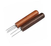 Yardenfun 2 piezas Herramienta Extensora de Moxibustión con Mango de Madera de Granadillo y Ébano Soporte Seguro para Varillas de Moxa Compacto y Duradero para de Acupuntura Casa