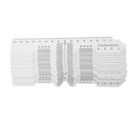 Yardenfun 20 Unidades Regla Medidora de Distancia Pupilar de Pvc para Óptica Herramienta Precisa y Ligera para Medición Cómoda y Fiable