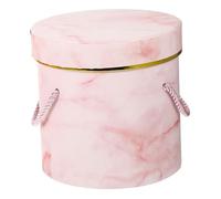 Yardenfun Caja Redonda para Flores de Cubo de Cartón para Embalaje de Caja para Arreglo Floral Almacenamiento Decorativo para Oficina y Hogar para y Manualidades