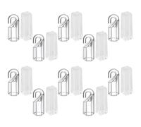 Yardenfun Gancho para Varilla de Persiana Vertical de 20 Piezas de Plástico Reutilizable y Fácil de Operar, Accesorio para Persianas y Cortinas