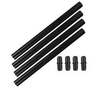 Yardenfun Juego de 4 estacas de luz solar, varillas de extensión reforzadas de repuesto y kit de conector para lámpara de jardín, varillas de estaca de suelo, iluminación de paisaje al aire libre
