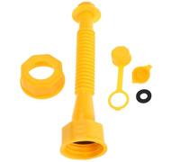Yardwe 1pieza Kit de Recambio Boquilla Flexible para Depósito de Aceite con Junta y Tapa de Ventilación Accesorio para Maquinaria Industrial y Jardinería Color Amarillo