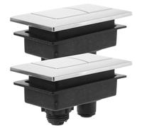 Yardwe 2 Piezas Botón de Descarga para Inodoro de Tanque Pulsador Doble
