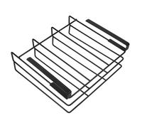 Yardwe Acero Inoxidable Estante Colgante Doble para Negro Tablas de Cortar | Montaje sin Taladro, Tamaño Grande de Dos Niveles, para Cocina y Ahorro de Espacio, Diseño Elegante