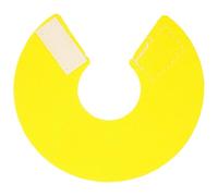 Yardwe Collar Protector para Pájaros Antimordeduras de Microfibra Lavable Color Amarillo, Evita el Desplume y Protege la Piel Sensible del Loro
