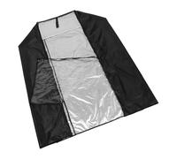 Yardwe Funda para Soporte de Panecillos Ventana Frontal Transparente | Tela Oxford Pvc, Transpirable y Antipolvo, para Pan y Estantes Comerciales, Negro