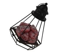 Yardwe Lámpara LED Decorativa de Chimenea sin Llama, Ligera Hierro Negro, Adecuado para Decoración de Invierno y Bodas