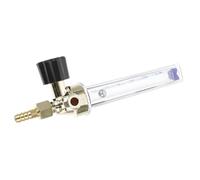 Yardwe Regulador Medidor Ligero de Flujo de Gas de Dióxido de Carbono y Argón Diámetro Estándar 1/4pt 0.15mpa y Material Ppe para Máquina de Soldar