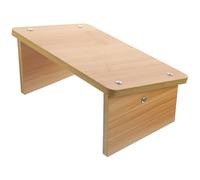Yardwe Taburete Reposapiés Cómodo y Portátil de Madera Soporte Ergonómico Adecuado para Aliviar la Fatiga al Trabajar para Oficina y Hogar bajo Escritorio