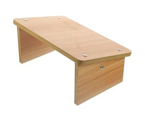 Yardwe Taburete Reposapiés Cómodo y Portátil de Madera Soporte Ergonómico Adecuado para Aliviar la Fatiga al Trabajar para Oficina y Hogar bajo Escritorio