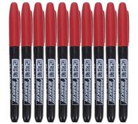 YARNOW 100 bolígrafos de retoque para inscripciones en piedra, rotulador de secado rápido a base de aceite para letras en lápidas de Halloween, restauración de inscripciones conmemorativas (rojo)