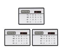 YARNOW 1juego Calculadora Solar Ultradelgada Táctil Mini Calculadora de Bolsillo Práctica para Estudiantes para Oficina y Escuela
