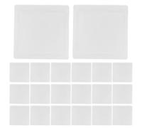 YARNOW 20 Piezas Cubierta de Placa de Pared Plana, Placa de Interruptor, Pvc Blanco, Cuadrada, para Switch Plates y Light Switch, para Varias Habitaciones