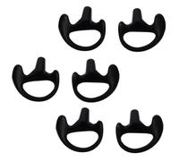 YARNOW 3 Pares Molde de Oído de Silicona Negro para Tubo Acústico