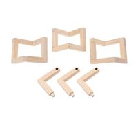 YARNOW 4 Piezas Soporte de Lámpara de Luna de Madera, Base para Luz Moon