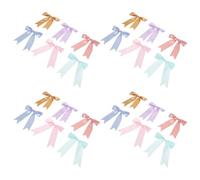 YARNOW 60 Piezas de Cintas de Poliéster para Envolver Regalos Diseño de Moño, Ideales para Bodas y Bolsas de Obsequio, Presentación Mejorada y Ajuste Versátil