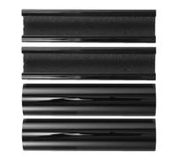 YARNOW Afilador de Puntas de Billar Portátil 4 Piezas Negro Plástico | Lima de Grano Fino, para Tacos de Snooker y Reparaciones Rápidas, Uso en Mesa de Mantenimiento y Torneos