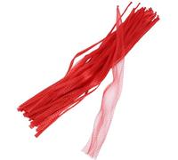 YARNOW Bolsa de Malla para Hervir Mariscos y Almacenar Verduras 60 Cm Roja, 100 Unidades, Polipropileno Transpirable para Cocina, Picnic y Mercado
