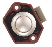 YARNOW Cerradura de Botón Pulsador para Armario y Cajón en Embarcaciones y Vehículos Recreativos, sin Llave, Resistente al Óxido, Material Abs y Aleación de Zinc, Diseño Minimalista