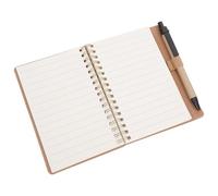YARNOW Cuaderno Espiral con Papel Kraft, Bolígrafo y Pestañas Adhesivas, Diseño Práctico y Conveniente para Material Escolar y Oficina, Adecuado para Volver a Clases