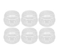 YARNOW Funda Protectora Transparente para Cocina de Gas, 6 Piezas de Material Pp Resistente y Seguro, Cubierta Doble Bloqueo Infantil, Fácil Instalación para Uso Doméstico en Mandos