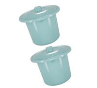 YARNOW Orinal Portátil con Tapa, 2 Piezas, Plástico Grueso y Resistente a Caídas, para Niños y Adultos, Uso en Casa y Viaje Color Aleatorio