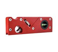 YARNOW Plano de Recorte Herramienta Manual de Corte de Carpintero, Plano de Chaflán de Aleación de Aluminio y Abs, Rojo, Corte Manual en Ángulo de 45 para Carpintería DIY y Modelismo
