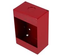 YARNOW Protector de Botón de Alarma Manual, Caja del Botón de Liberación de Salida, Metal Rojo, Fácil Instalación, Fácil de Limpiar, Resistente al Desgaste, para DIY y Oficina