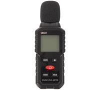 YARNOW Sonómetro Medidor de Decibelios S8607 Digital Portátil de Plástico Negro, 3 Pilas Aaa Incluidas, para Monitoreo de Ruido