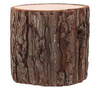 YARNOW Tocón de Madera Realista Café, Tronco Decorativo de Madera