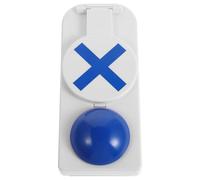 YARNOW Zumbadores de Juego Luces y Sonido en Plástico Azul, Portátil y Vibrante para Programas de Preguntas y Actividades Interactivas