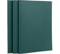 Yarotm Libreta A4 Cuadriculado - 3 Piezas Notebook a4 21x29.2cm - 100g/m² Cuadricula 5mm Papel Bloc de Notas Tapa Blanda - 40 Hojas/80 Páginas Cuaderno para Apuntes, Viaje, Regalo, Verde Oscuro
