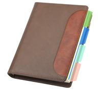 Yarotm Libreta A5 Cuadricula - Cuaderno Caqui Cuero PU 14x21cm - Bloc de Notas A5-100GSM Cuaderno Cuadriculado 5mm - Notebook Viaje - Libretas Diario Personal 240 Páginas/120 Hojas