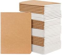 Yarotm Notebooks A6 Punteado - 48 Piezas Libretas a6 Puntos Kraft Tapa Blanda 10x14cm - 100GSM Dotted 5mm Papel Bloc de Notas - 30 Hojas/60 Páginas Cuaderno para Apuntes, Viaje, Regalo, Marrón