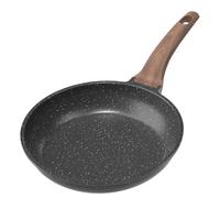 YASHE Sartén Antiadherente de 24 cm, Sartén con Revestimiento de Granito para Huevos, Pancakes y Bacon, Compatible con Inducción, Fácil de Limpiar, Libre de PFOA con Mango Anticalorico