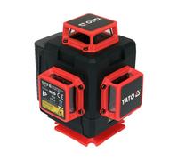 Yato 16 líneas 4d en cruz láser 360° verde hasta 30 m con mini trí