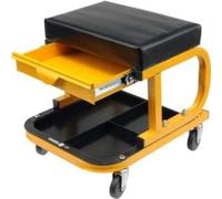 Yato 81824 silla de jardín acero negro, amarillo