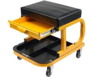 Yato 81824 silla de jardín acero negro, amarillo