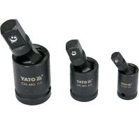 Yato impact juego de juntas universales de 3 piezas de acero cr-mo de