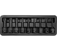Yato juego de 9 puntas torx de impacto profesionales de 1/2 pulgadas,