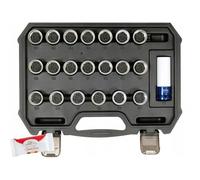 Yato Juego de Llaves de Vaso YT-060306 1/2" 21 Piezas