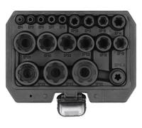 Yato Juego De Llaves De Vasos TORX Plus 1/2"+1/4" 19 Piezas YT-05197