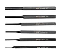 Yato Juego de punzones profesional YT-47121 — 6 piezas, 150 mm, endurecido, 1,5–8 mm